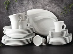 Creatable Geschirrset|Acacia - Kombiservice 30-tlg - Weiss