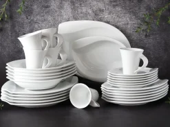 Creatable Geschirrset|Acacia - Kombiservice 30-tlg - Weiss
