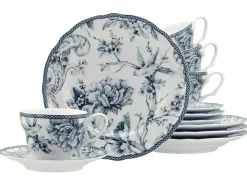 Creatable Geschirrset|Adelaide - Kaffeeservice 12-tlg - Blau