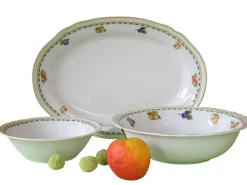 Creatable Geschirrset|Alba Obst - Servierset 3-tlg - Weiss