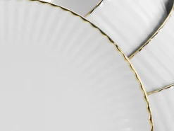 Creatable Geschirrset|Allegra - Kaffeeservice 18-tlg - Goldband