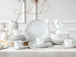 Creatable Geschirrset|Allegra - Kombiservice 30-tlg - Goldband