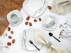 Creatable Geschirrset|Amelie - Kaffeeservice 18-tlg - Weiss