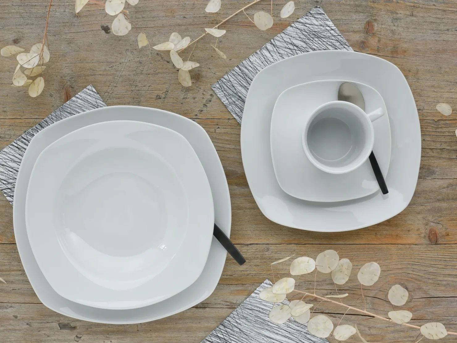 Creatable Geschirrset|Amelie - Kombiservice 30-tlg - Weiss