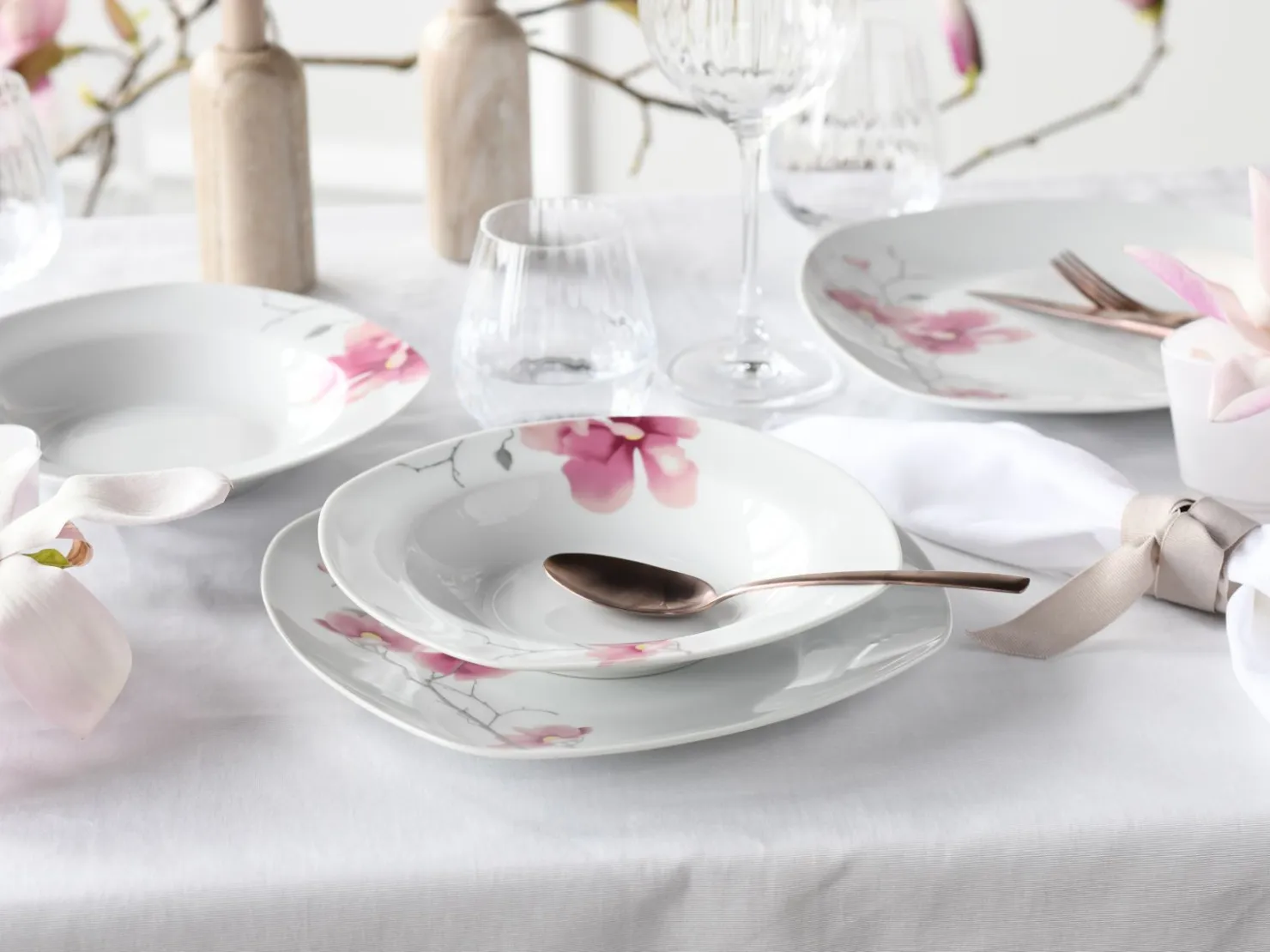 Creatable Geschirrset|Amelie - Tafelservice 12-tlg - Weiss