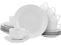 Creatable Geschirrset|Angi - Kaffeeservice 18-tlg - Weiss