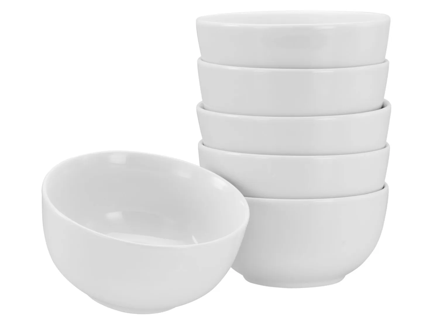 Creatable Geschirrset|Angi - Müslischale 6-tlg - Weiss