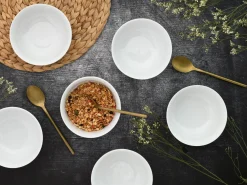 Creatable Geschirrset|Angi - Müslischale 6-tlg - Weiss