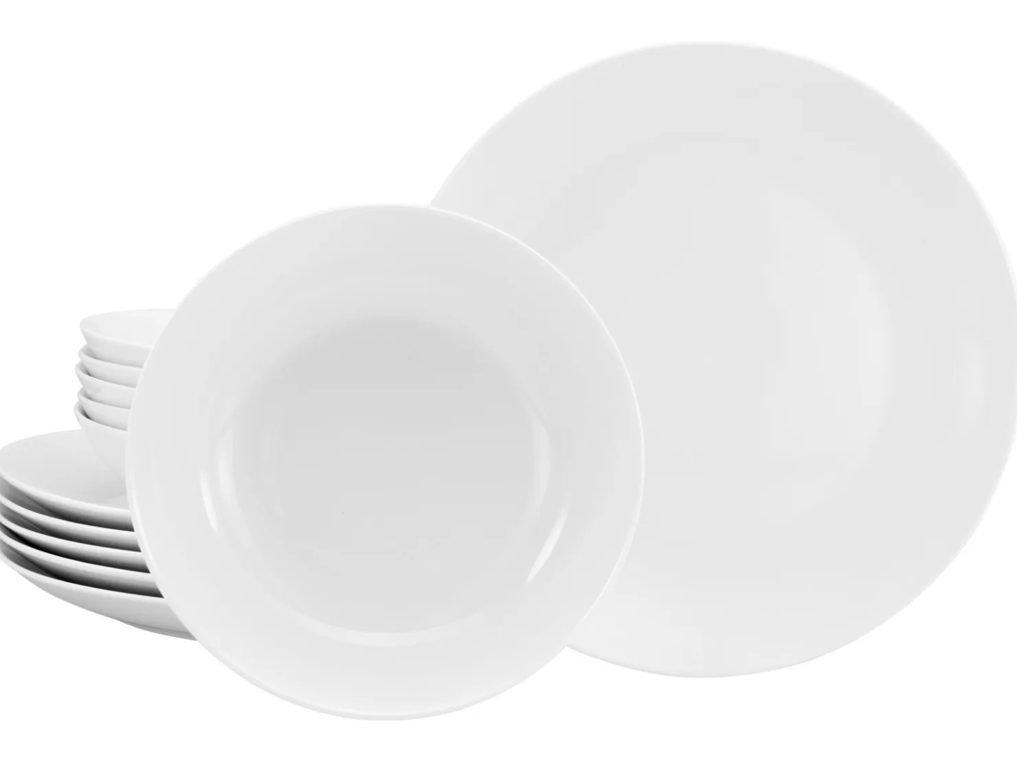 Creatable Geschirrset|Angi - Tafelservice 12-tlg - Weiss