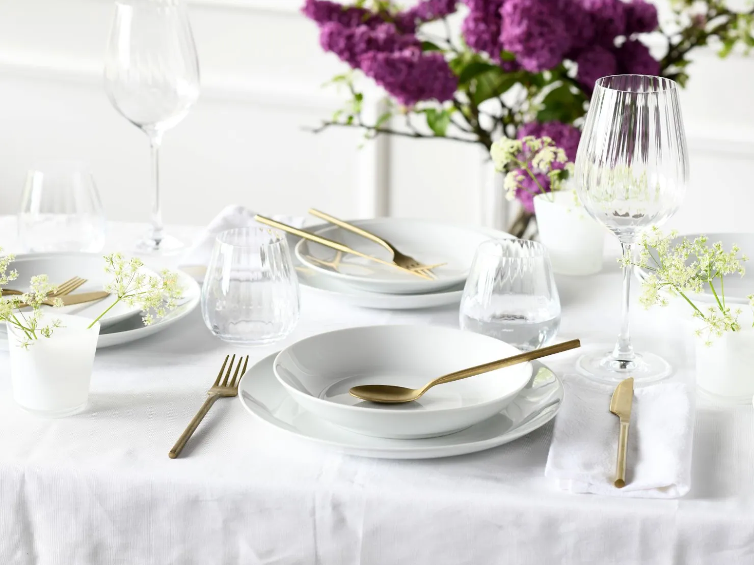 Creatable Geschirrset|Teller|Angi - Tellerset 18-tlg - Weiss