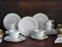 Creatable Geschirrset|Arianne - Kaffeeservice 18-tlg - Weiss