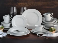 Creatable Geschirrset|Arianne - Kombiservice 30-tlg - Weiss