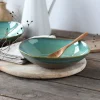 Creatable Bowls & Schüsseln|Geschirrset|Basalt Bio - Pasta Bowl 2-tlg - Salbei