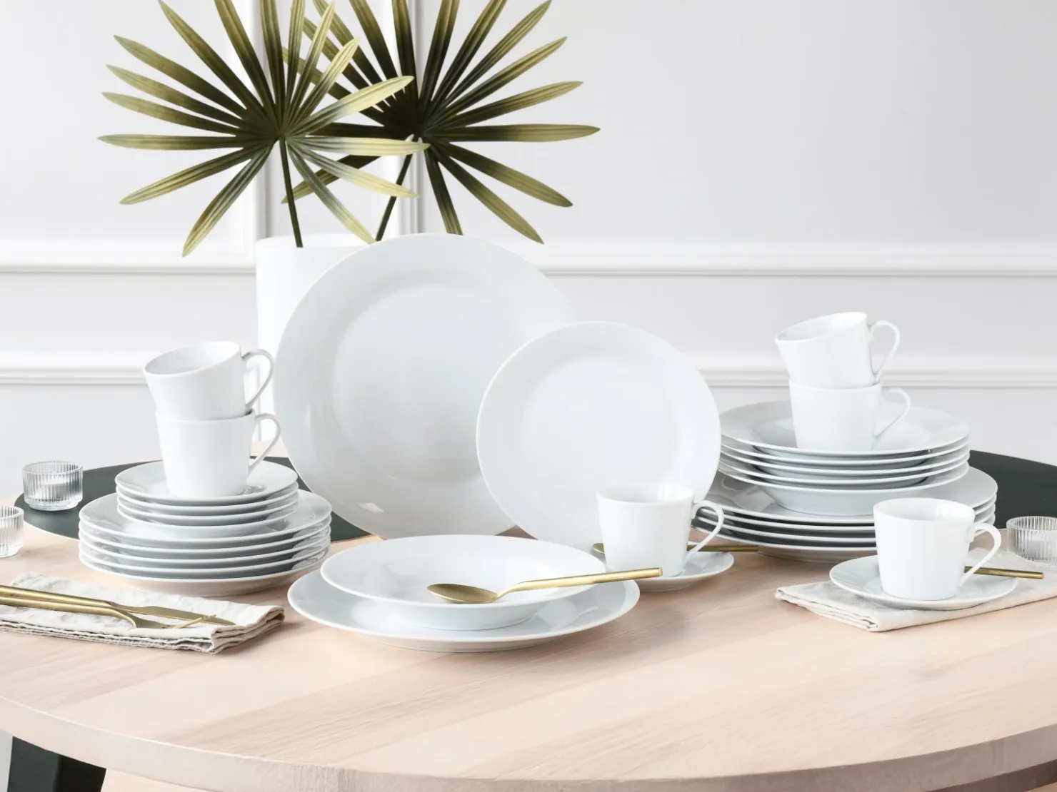 Creatable Geschirrset|BASE - Kombiservice 30-tlg - Weiss