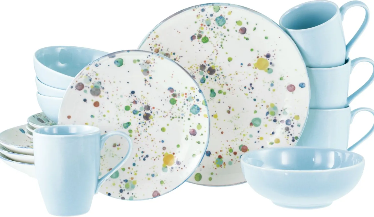 Creatable Geschirrset|Candy Drops - Kombiservice 16-tlg - Mix