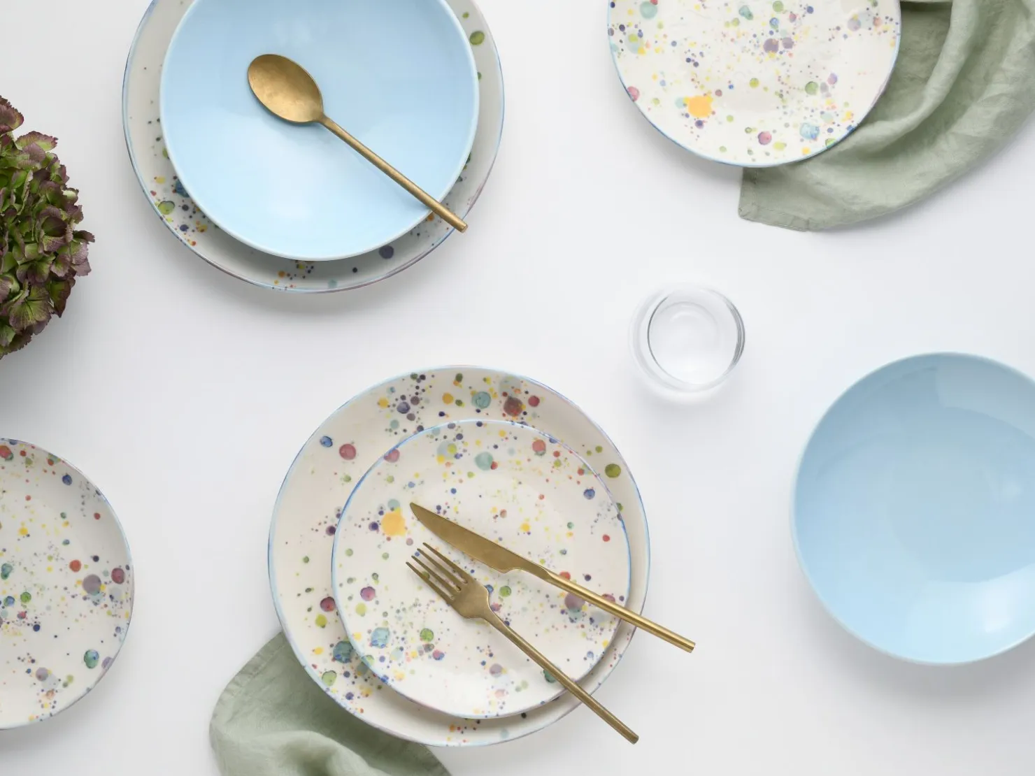 Creatable Geschirrset|Teller|Candy Drops - Tellerset 12-tlg - Mix