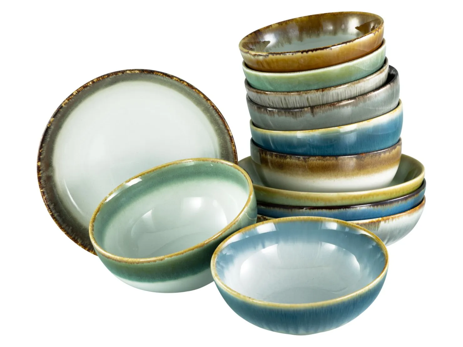 Creatable Bowls & Schüsseln|Geschirrset|Cascade - Bowl Set 12-tlg - bunt