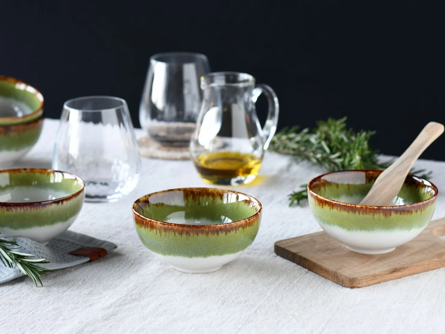 Creatable Geschirrset|Cascade - Dipschale 6-tlg - Blau