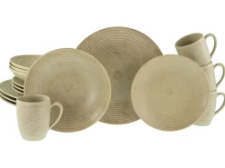 Creatable Geschirrset|Catania - Kombiservice 16-tlg - Anthrazit