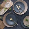 Creatable Geschirrset|Teller|Catania - Tellerset 18-tlg - Anthrazit-sand