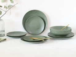 Creatable Geschirrset|Teller|Catania - Tellerset 12-tlg - Anthrazit