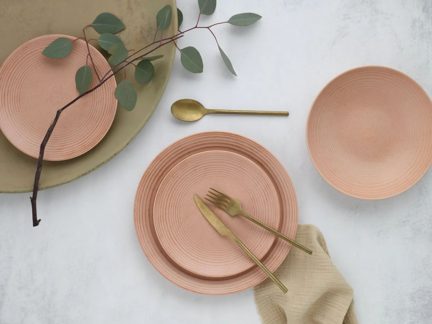 Creatable Geschirrset|Teller|Catania - Tellerset 12-tlg - Anthrazit