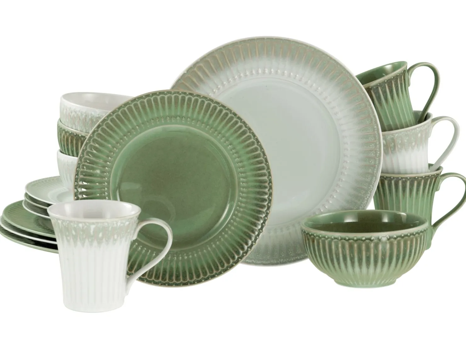 Creatable Geschirrset|Celadon - Kombiservice 16-tlg - Grün