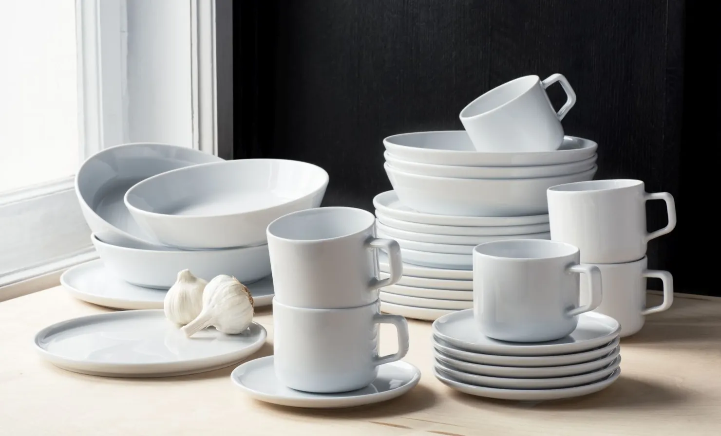 Creatable Geschirrset|Chef Collection - Kombiservice 30-tlg - Grau