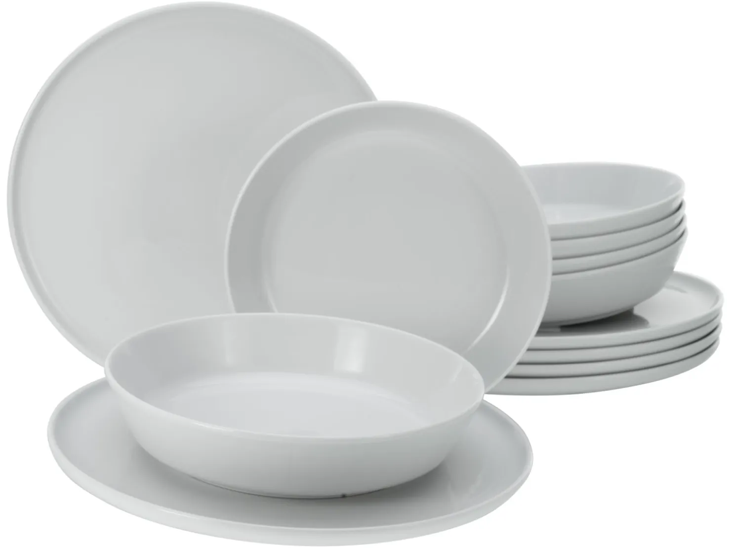Creatable Geschirrset|Chef Collection - Tafelservice 12-tlg - Grau
