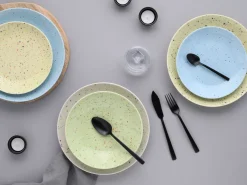 Creatable Geschirrset|Teller|Confetti - Tellerset 12-tlg - Hellblau