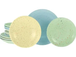 Creatable Geschirrset|Teller|Confetti - Tellerset 12-tlg - Hellblau