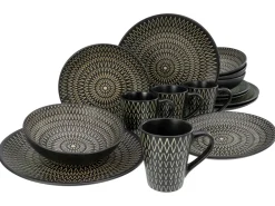 Creatable Geschirrset|Crafted - Kombiservice 16-tlg - Black