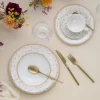 Creatable Geschirrset|Emilia - Kombiservice 30-tlg - Creme weiss