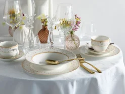 Creatable Geschirrset|Emilia - Kombiservice 30-tlg - Creme weiss