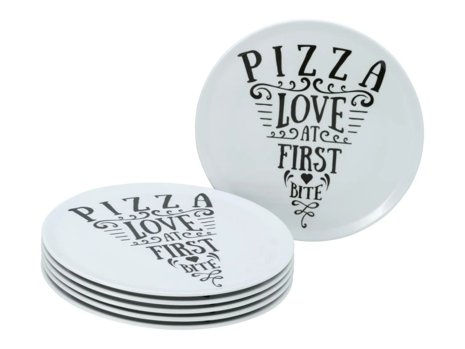Creatable Pizza & Pasta|Geschirrset|Europa - Pizzateller 6-tlg - bunt