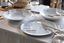 Creatable Pizza & Pasta|Geschirrset|Europa - Pizzateller 4-tlg - Weiss
