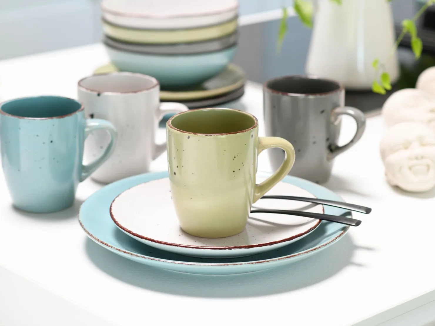 Creatable Geschirrset|Fashion - Kombiservice 16-tlg - bunt