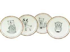 Creatable Geschirrset|Teller|Freunde des Waldes - Mehrzweckschale 4-tlg - Bunt
