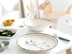 Creatable Geschirrset|Teller|Freunde des Waldes - Tellerset 8-tlg - Bunt