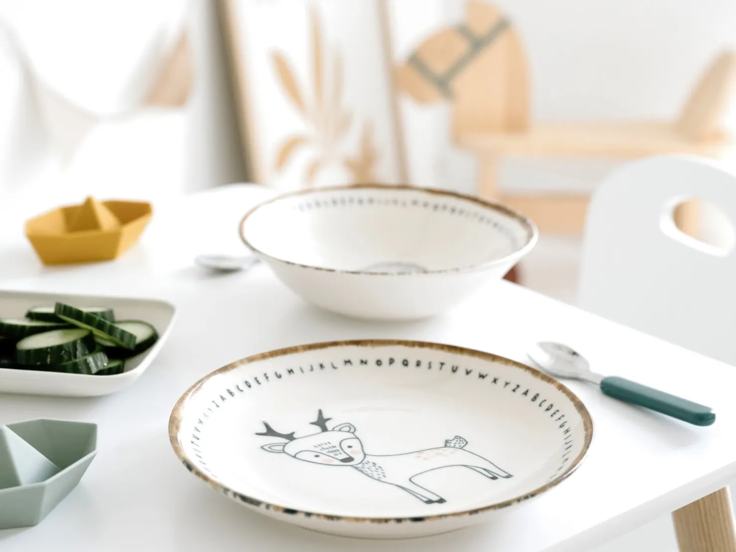 Creatable Geschirrset|Teller|Freunde des Waldes - Tellerset 8-tlg - Bunt