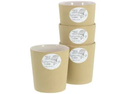 Creatable Becher & Tassen|Geschirrset|Futuro - Becher 4-tlg - Sand