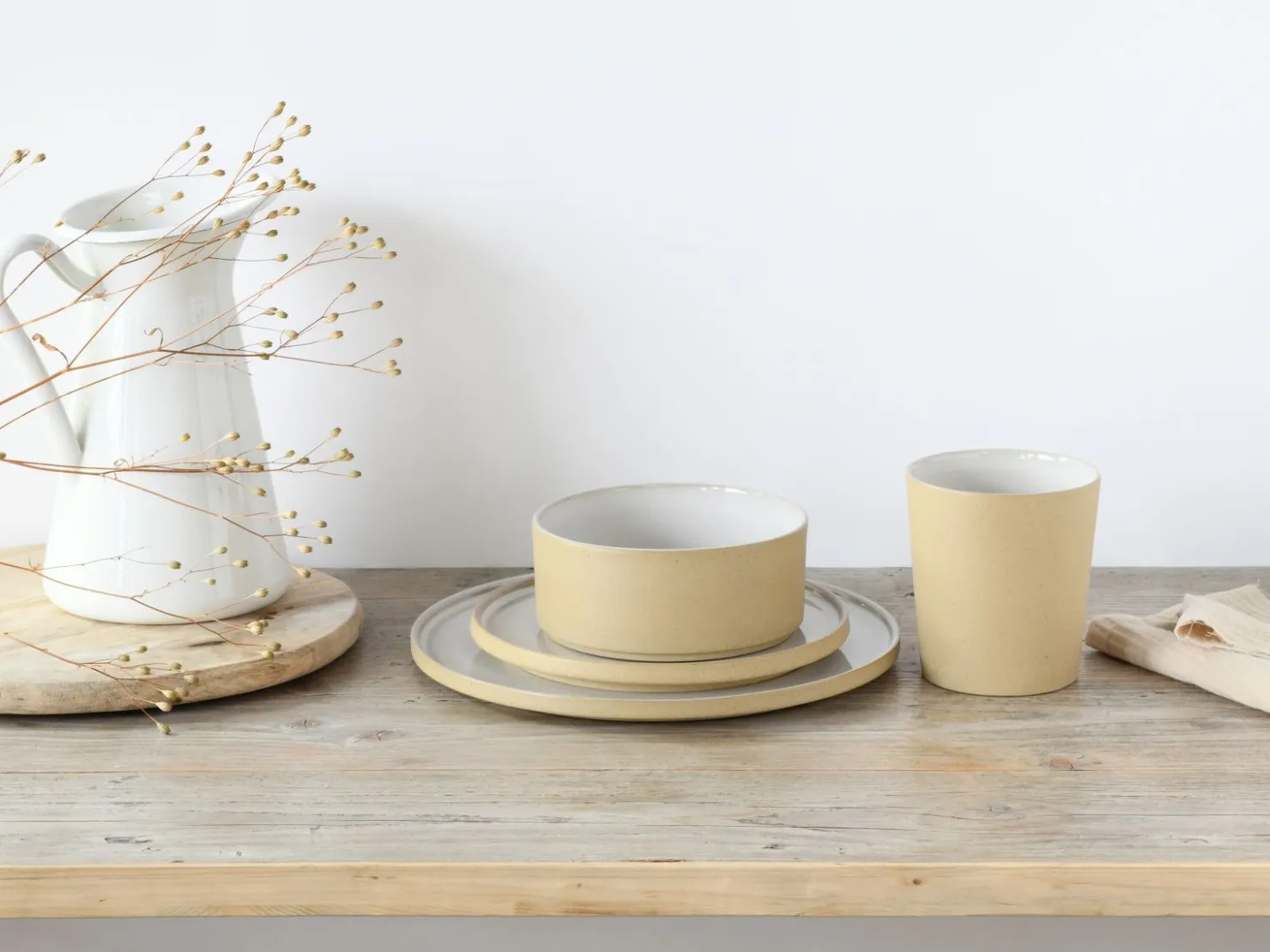 Creatable Becher & Tassen|Geschirrset|Futuro - Becher 4-tlg - Sand