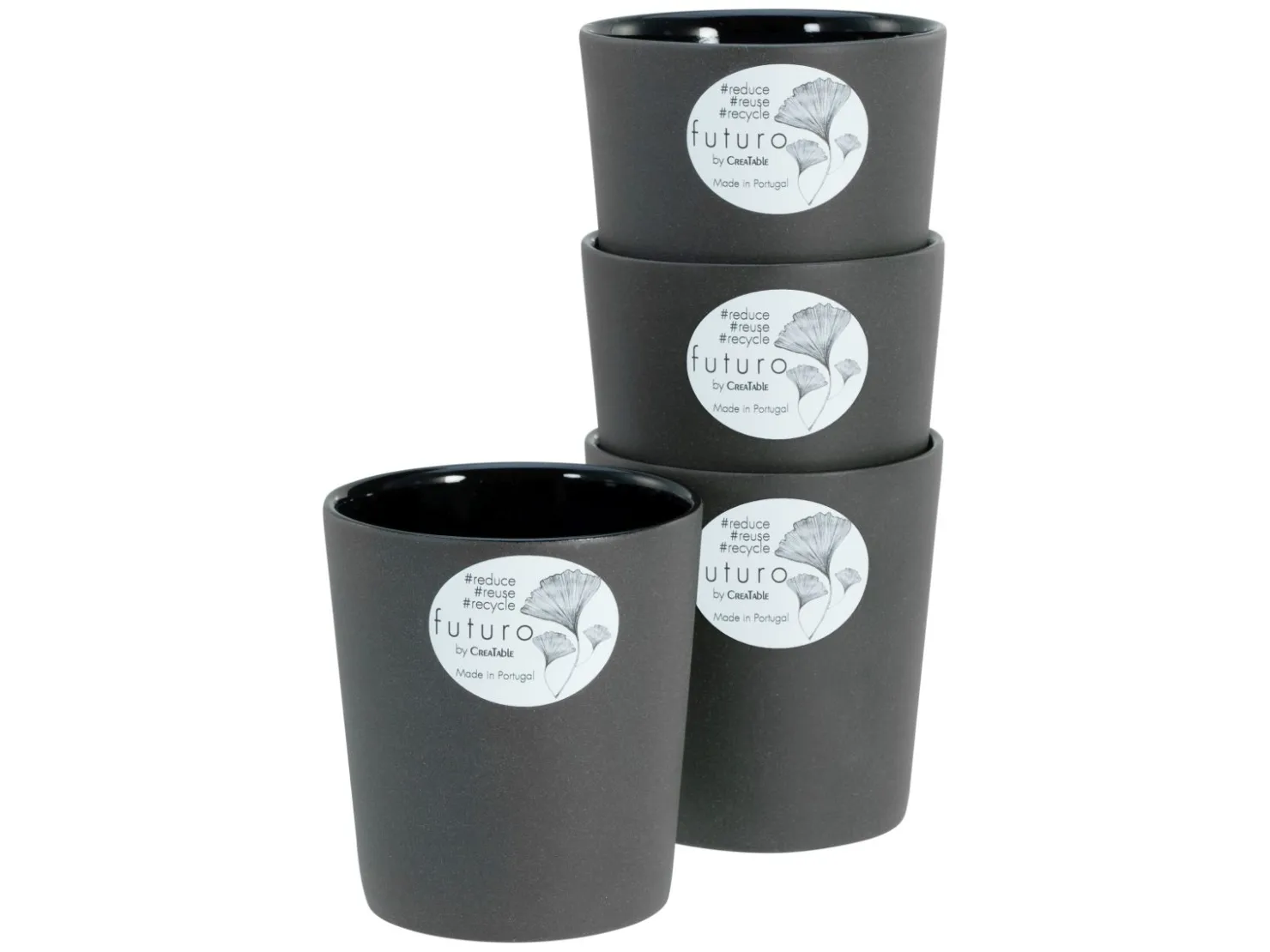 Creatable Becher & Tassen|Geschirrset|Futuro - Becher 4-tlg - Sand