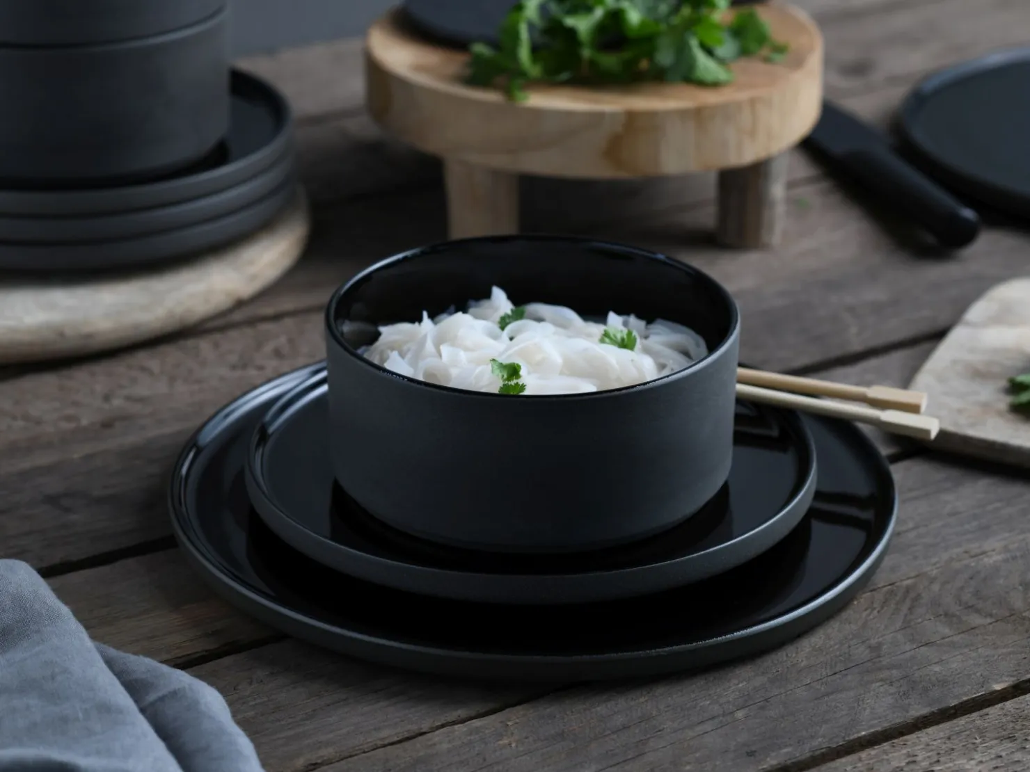 Creatable Geschirrset|Teller|Futuro - Dessertteller 4-tlg - Sand