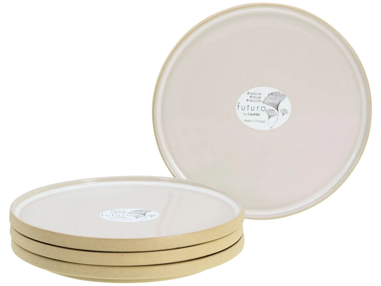 Creatable Geschirrset|Teller|Futuro - Dessertteller 4-tlg - Sand