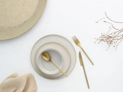 Creatable Geschirrset|Teller|Futuro - Dessertteller 4-tlg - Sand