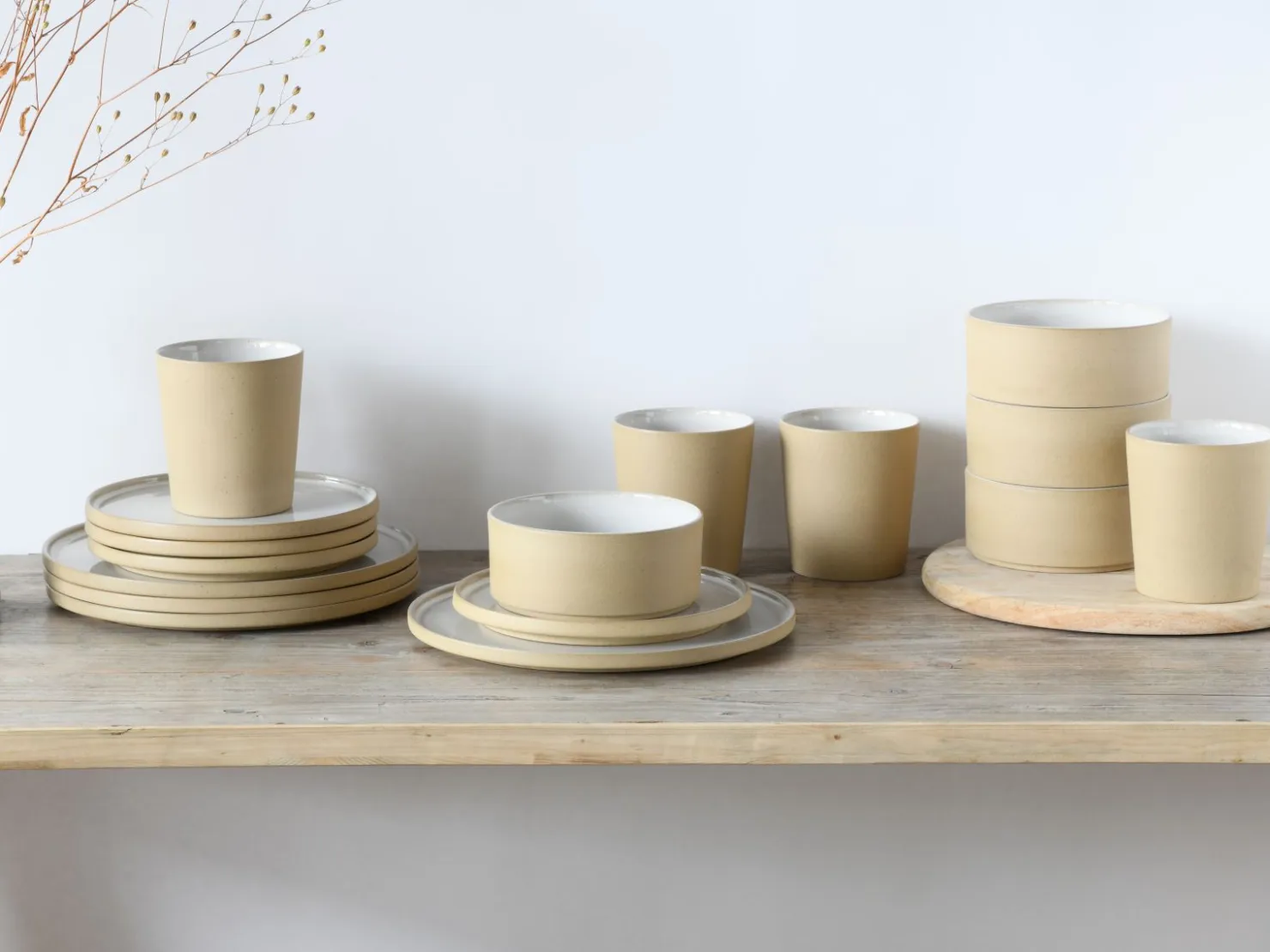 Creatable Geschirrset|Futuro - Kombiservice 16-tlg - Sand