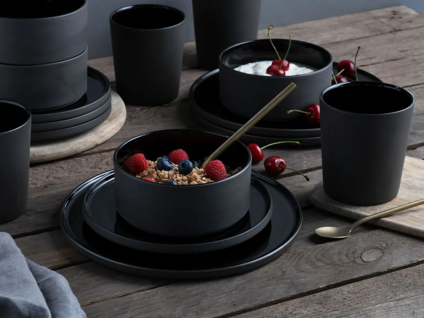 Creatable Bowls & Schüsseln|Geschirrset|Futuro - Mehrzweckschale 4-tlg - Sand