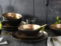 Creatable Geschirrset|Teller|Glamour - Tellerset 12-tlg - gold