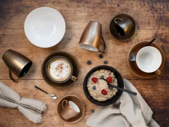 Creatable Geschirrset|Golden Days - Cappuccinoset 4-tlg - Weiss